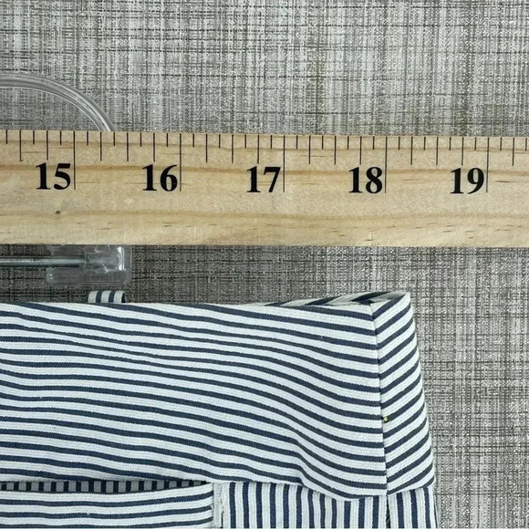 Ann Taylor pants Womens Size 12p striped 2949 - Picture 3 of 10